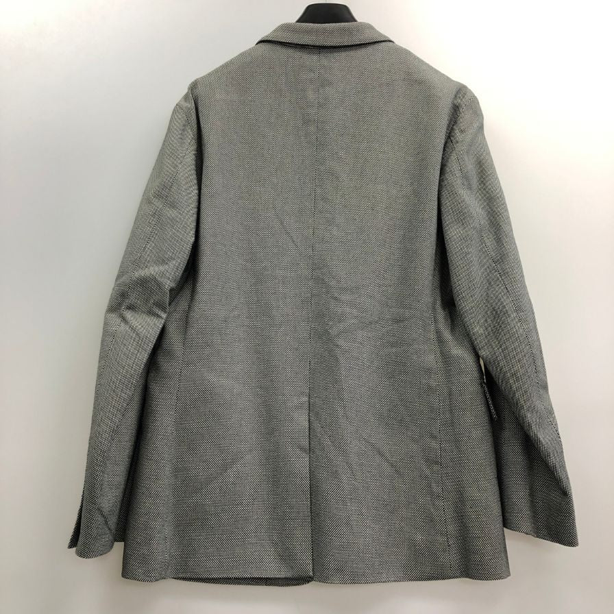 美品◆ジョゼフ オム 2B コットン ジャケット センターベント メンズ サイズ48 グレー系 JOSEPH HOMME 【AFA16】