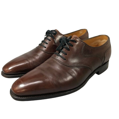 ジョンロブ プレーントゥ  OSAKA 2002 プレーントゥ カーフ ブラウン サイズUK7E JOHNLOBB ビジネスシューズ 約25.5cm【LA】【中古】
