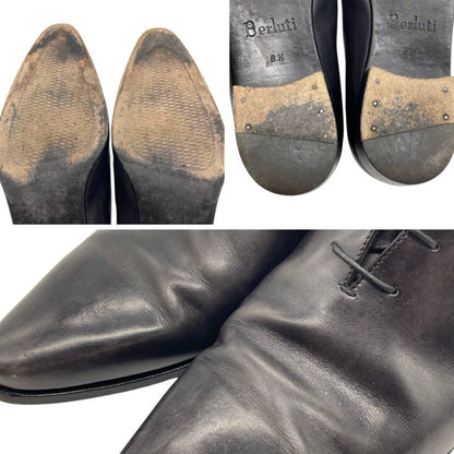 ベルルッティ ALESSANDRO  レザーシューズ  メンズ サイズ8.5 ブラック Berluti 約27.0cm【AFC40】