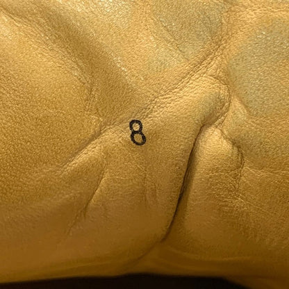 サントーニ レザースニーカー ブラック メンズ サイズ8 SANTONI 約26.5cm【AFC28】