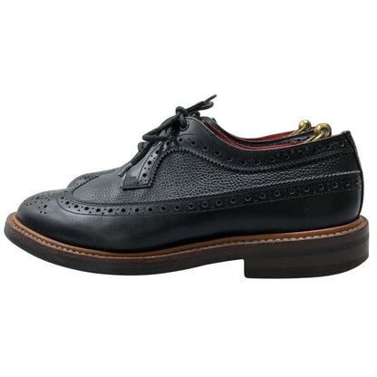 トリッカーズ レザーシューズ ウィングチップ Golosh Brogues M7306 ブラック メンズ サイズ7.5 Tricker’s ビジネスシューズ 約26.0cm【LA】【中古】