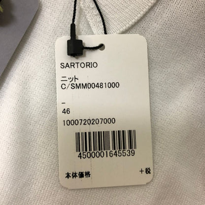 新品同様◆サルトリオ ポロシャツ メンズ 46 ホワイト Sartorio 【AFB38】