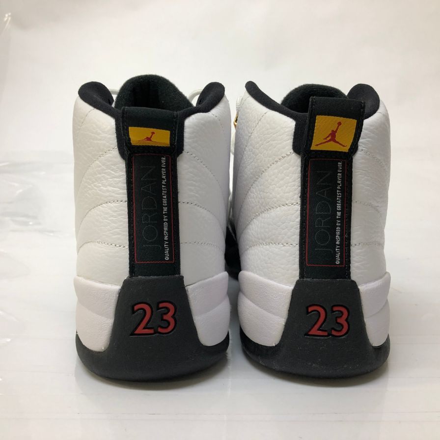 ナイキ スニーカー エアジョーダン 12 レトロ タクシー ホワイト／ブラック 130690-125 メンズ 28cm NIKE AIR JORDAN 12 RETRO TAXI 約28.0cm【YB5】