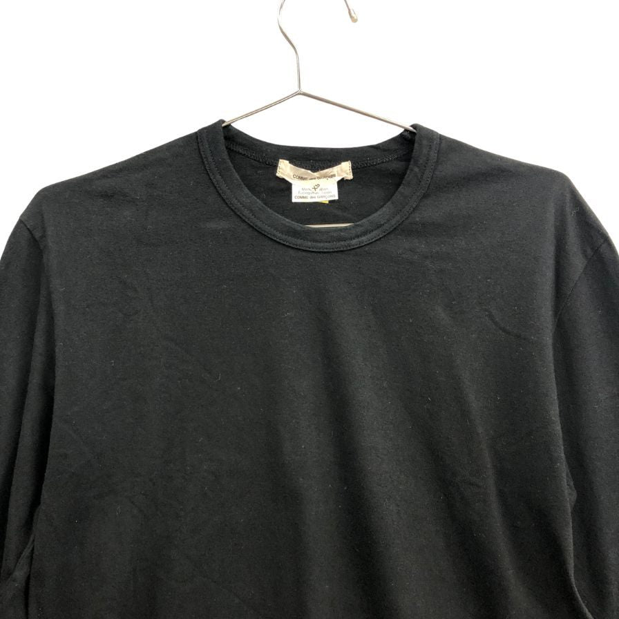 美品◆コムデギャルソン レディース 長袖カットソー GE-T064 AD2019 日本製 サイズXS ブラック COMME des GARCONS 【AFB4】