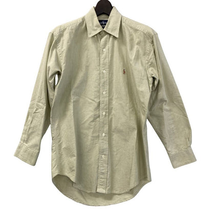 美品◆ラルフローレン ボタンダウンシャツ 90年代 yarmouth カーキ メンズ サイズ15-32 Ralph Lauren 【AFB5】