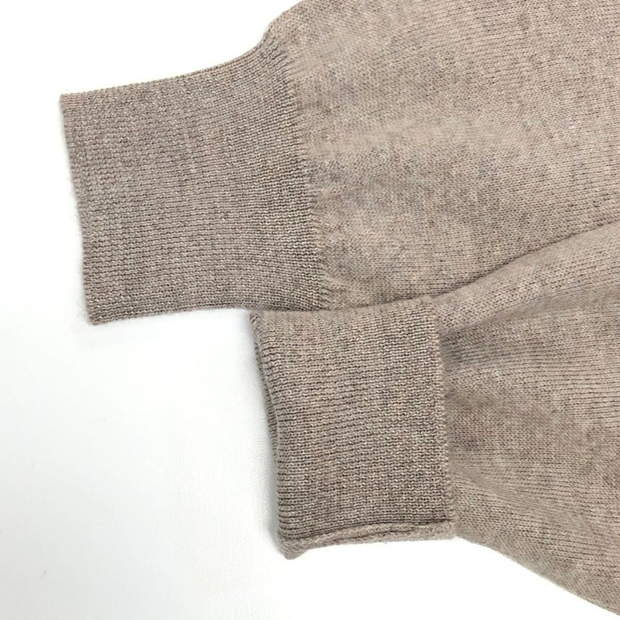 極美品◆グランサッソ カシミヤ混タートルネックニット グレージュ サイズ46 GRAN SASSO 【AFB8】