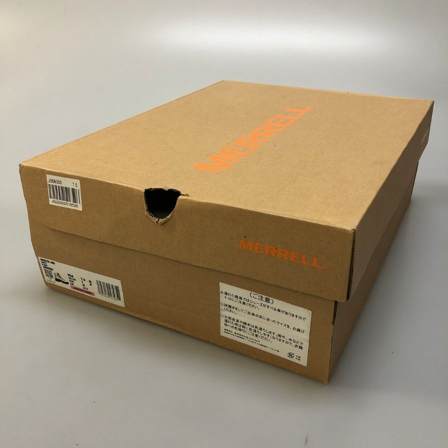 メレル ブーツ トレッキングブーツ Bristol MID レディース サイズ24.5 ブラック ホワイト系 MERRELL 約24.5cm【AFD5】