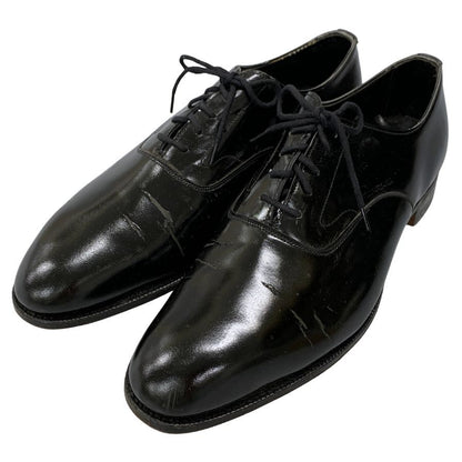ブルックスブラザーズ  レザーシューズ 911 エナメル 905  プレーントゥ 内羽根 メンズ サイズ41D  ブラック BROOKS BROTHERS 約26.0cm【AFC34】