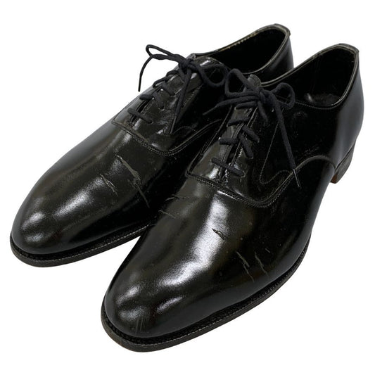 ブルックスブラザーズ  レザーシューズ 911 エナメル 905  プレーントゥ 内羽根 メンズ サイズ41D  ブラック BROOKS BROTHERS 約26.0cm【AFC34】