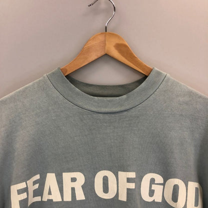 美品◆フィアオブゴッド 長袖Tシャツ DISCIPLES ディサイプルズ ブルー サイズS Fear of God 【AFB33】