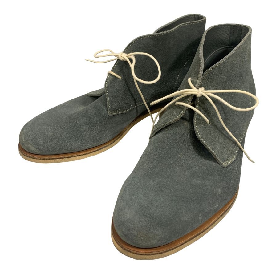 パラブーツ レザシューズ チャッカブーツ スエード メンズ UK6 ブルー系 Paraboot 約24.5cm【AFC41】