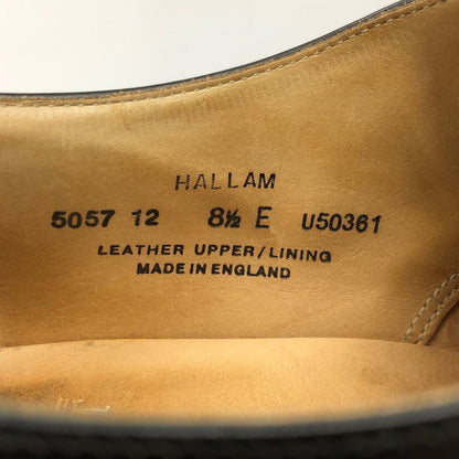 クロケット&ジョーンズ ハラム ストレートチップ ブラック サイズUK8.5E メンズ Crockett&Jones 約27.5cm【AFC42】