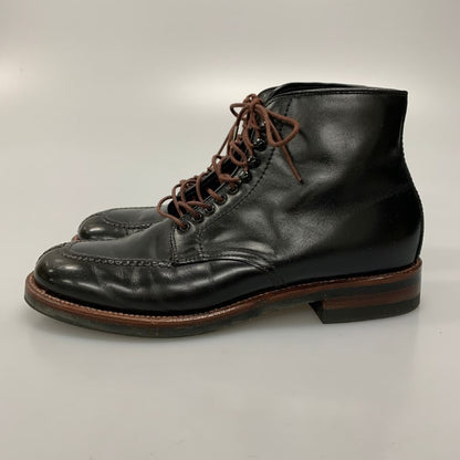 オールデン タンカーブーツ 45450 MUSEUM ARK別注 カーフ ブラック サイズ8 Alden ブーツ 約26.0cm【LA】【中古】