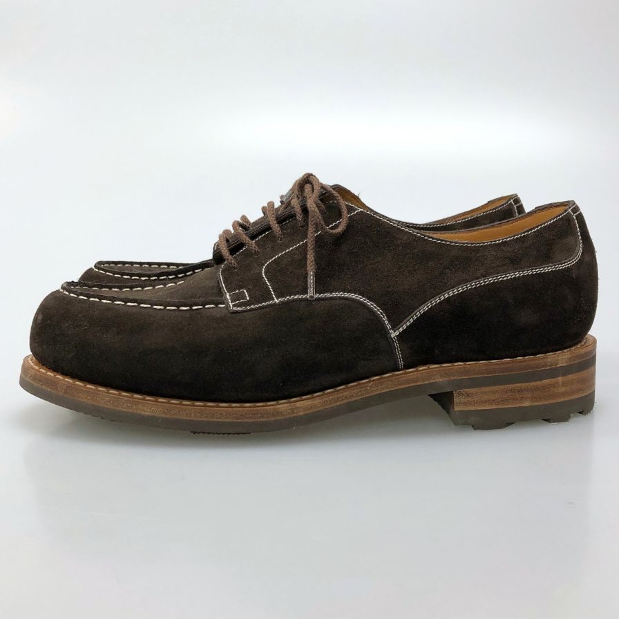 ジェイエムウエストン レザーシューズ 641 ゴルフ スエード サイズ7 ブラウン メンズ J.M.WESTON ビジネスシューズ 約25.5cm【LA】【中古】