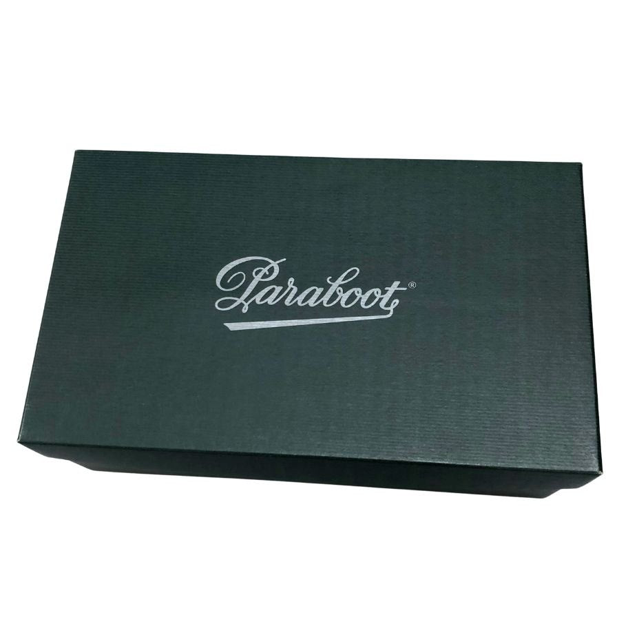 パラブーツ レザーデッキシューズ バース ブラック メンズ UK8 PARABOOT BARTH デッキシューズ 約26.5cm【LA】【中古】