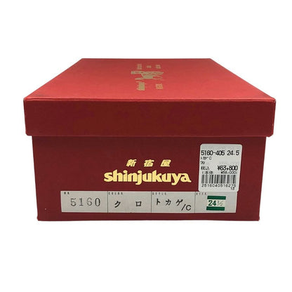 新宿屋 ハイヒール レザー  5160 トカゲ ブラック サイズ24.5cm レディース shinjukuya 約24.5cm【7-12】