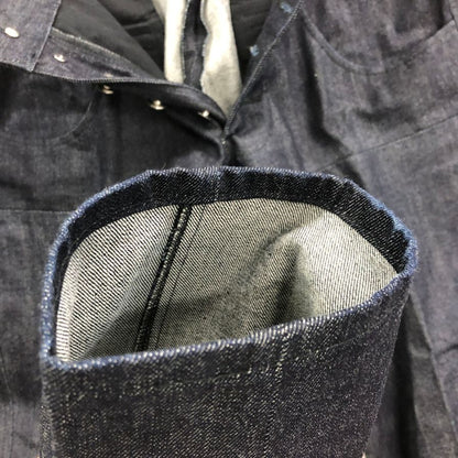 ネメス デニムパンツ デニムスラックス ボタンフライ 立体裁断 インディゴ サイズS メンズ NEMETH 【AFB35】