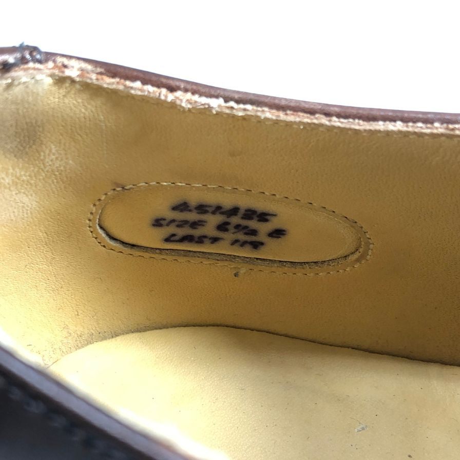 ロイドフットウェア パンチドトゥー キャップ ブラウン メンズ サイズ 6.5 Lloyd Footwear 約25.0cm【AFC40】