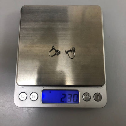 ノーブランド イヤリング PT900 ダイヤ0.11ct 総重量2.3g【AFI2】【中古】