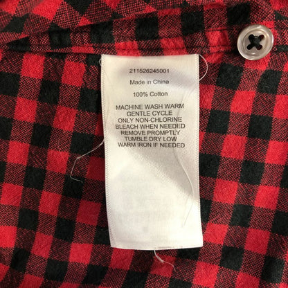 美品◆ポロ ラルフローレン 長袖シャツ チェック スナップボタン レッド サイズM メンズ POLO RALPH LAUREN 【AFB12】