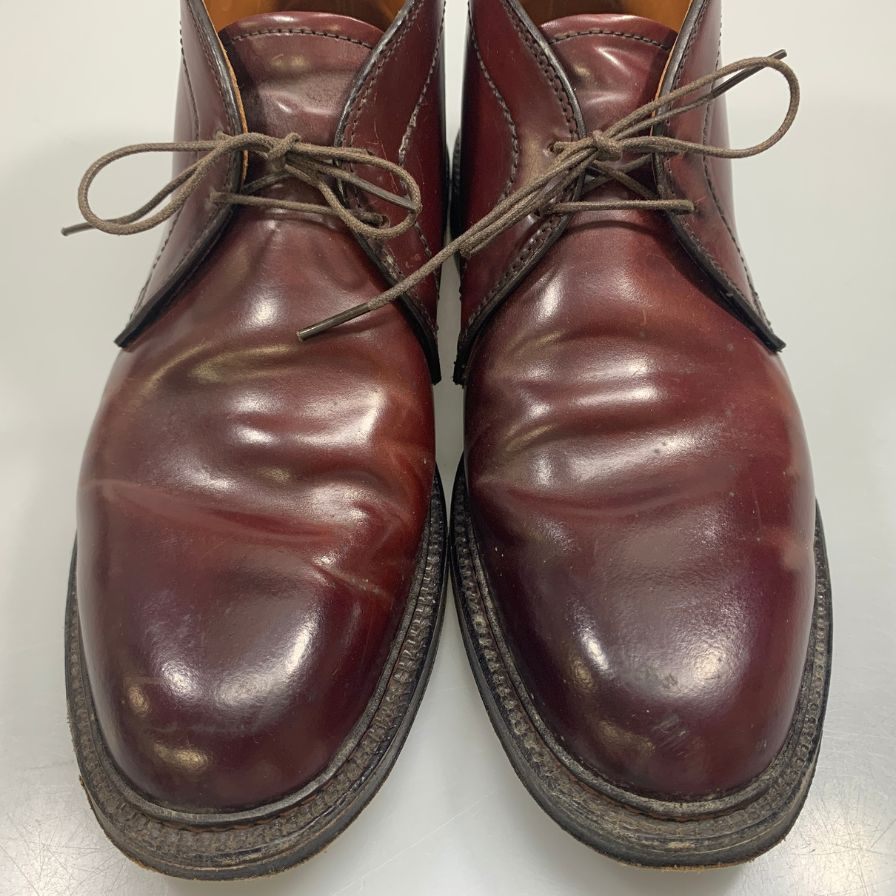 オールデン レザーシューズ チャッカブーツ 1339 コードバン メンズ サイズ7.5 ブラウン系 ALDEN ブーツ 約25.5cm【LA】【中古】