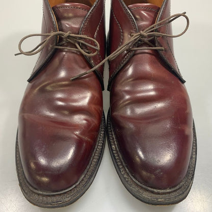 オールデン レザーシューズ チャッカブーツ 1339 コードバン メンズ サイズ7.5 ブラウン系 ALDEN ブーツ 約25.5cm【LA】【中古】