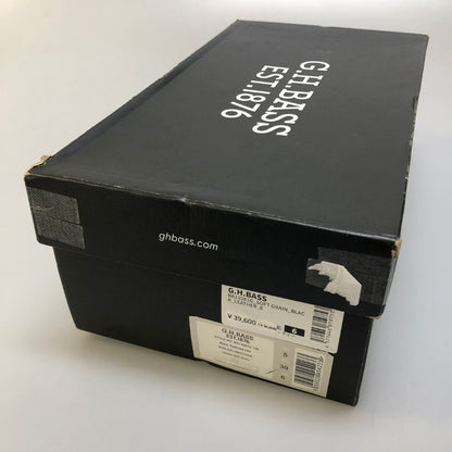 ジーエイチバス ローファー ウィージャンズ ラーソン シボレザー サイズ6 メンズ ブラック G.H.Bass&Co. WEEJUNS LARSON ローファー 約24.0cm【LA】【中古】