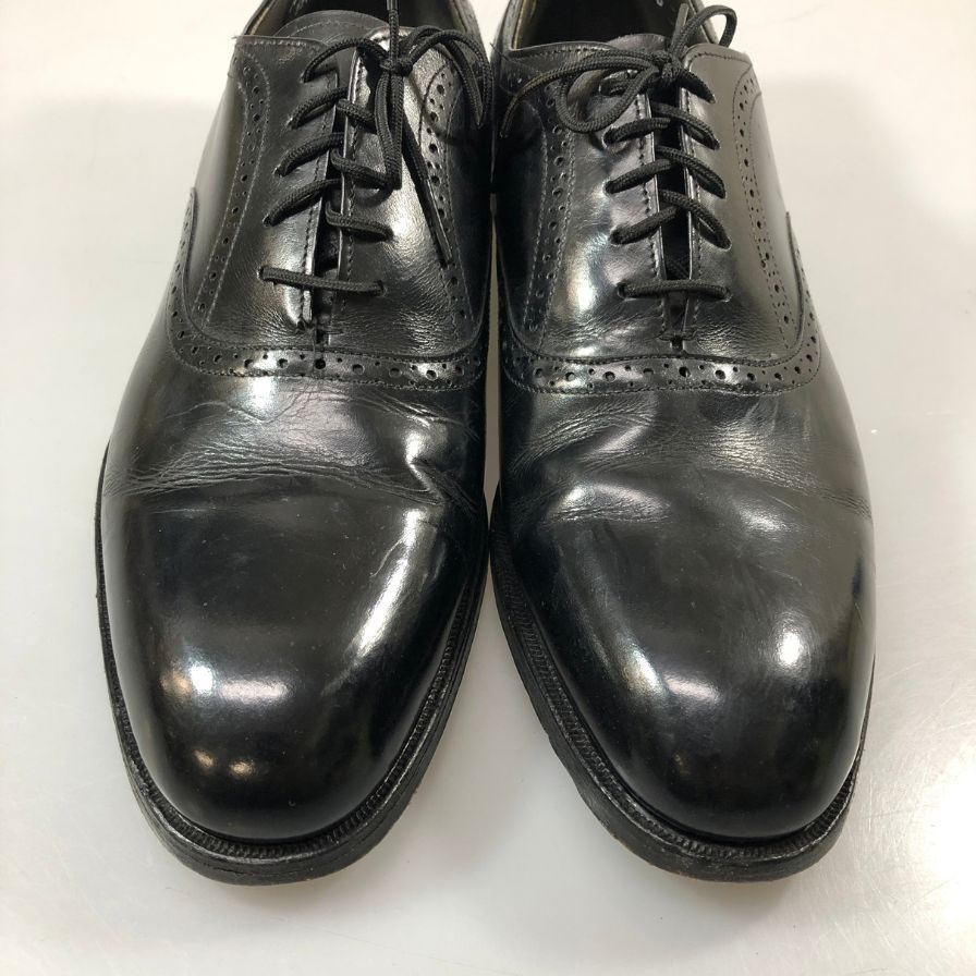 ボストニアン レザーシューズ プレーントゥ カーフ ブラック メンズ サイズ8D BOSTONIAN 約26.0cm【AFC44-2】