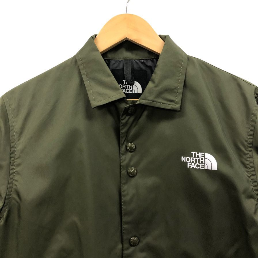 極美品◆ザ ノースフェイス コーチジャケット カーキ メンズ サイズS NP72130 THE NORTH FACE 【AFB16】