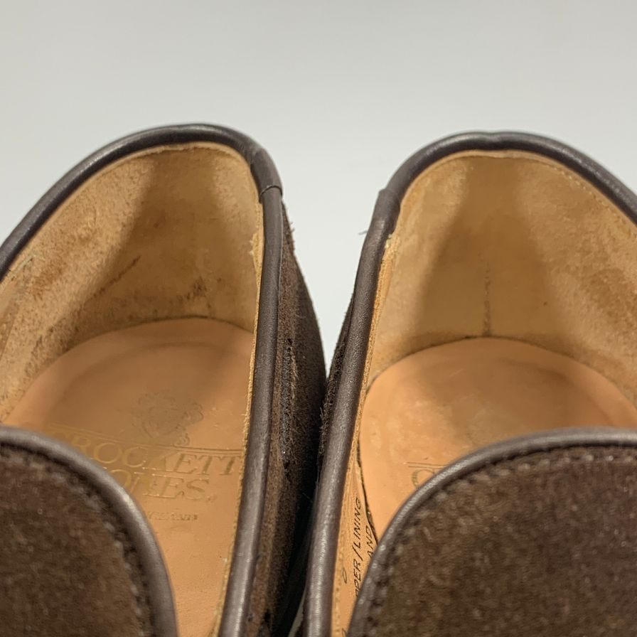 クロケット＆ジョーンズ タッセルローファー ビームスF別注 アルダニー スエード ブラウン サイズUK8E メンズ Crockett & Jones 約27.0cm【AFC36】