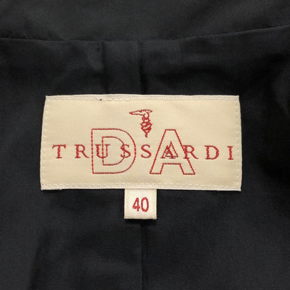 美品◆トラサルディ ナイロンジャケット レディース サイズ 40 ブラック  TRUSSARDI 【AFB13】