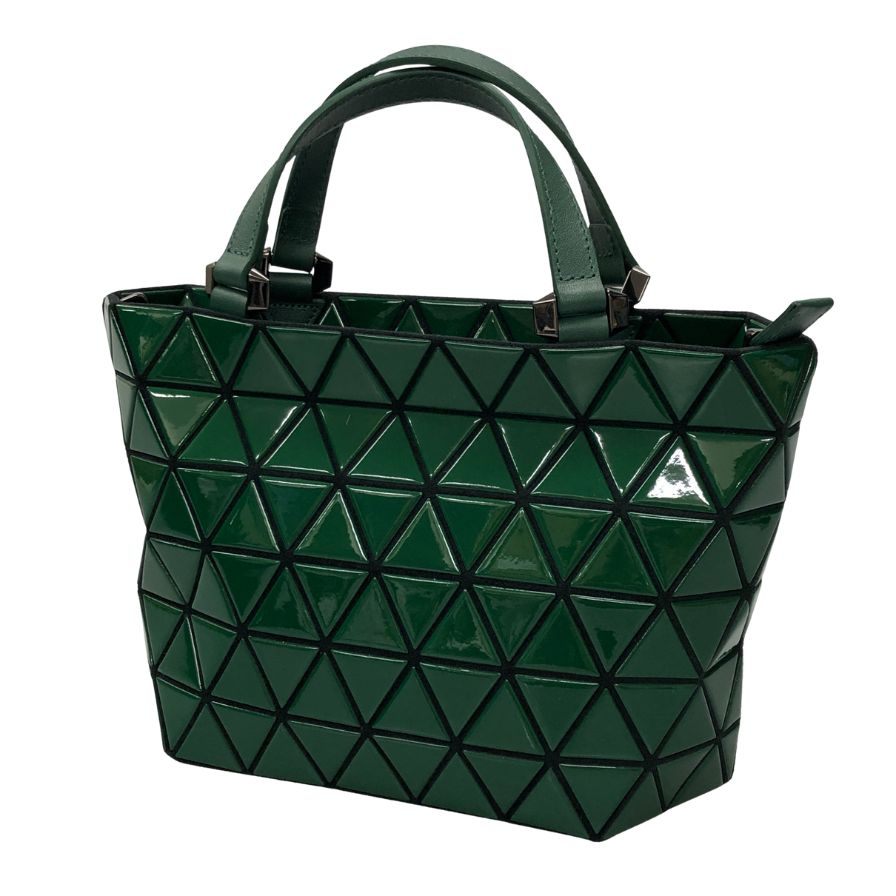 バオバオ イッセイミヤケ スモールハンドバッグ 2WAY クリスタルグロス BB53AG303 グリーン レディース BAOBAO ISSEI MIYAKE【AFE10】