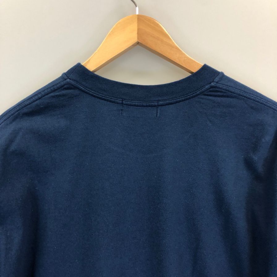 極美品◆ヒステリックグラマー 長袖Tシャツ DO ANYTHING ネイビー メンズ サイズM HYSTERIC GLAMOUR 【AFB34】