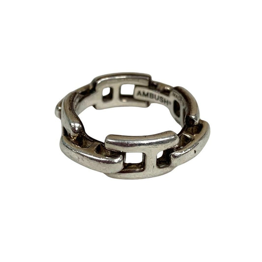 アンブッシュ 指輪 チェーン リング シルバー 925 ユニセックス サイズXXS 9号【AFI9】