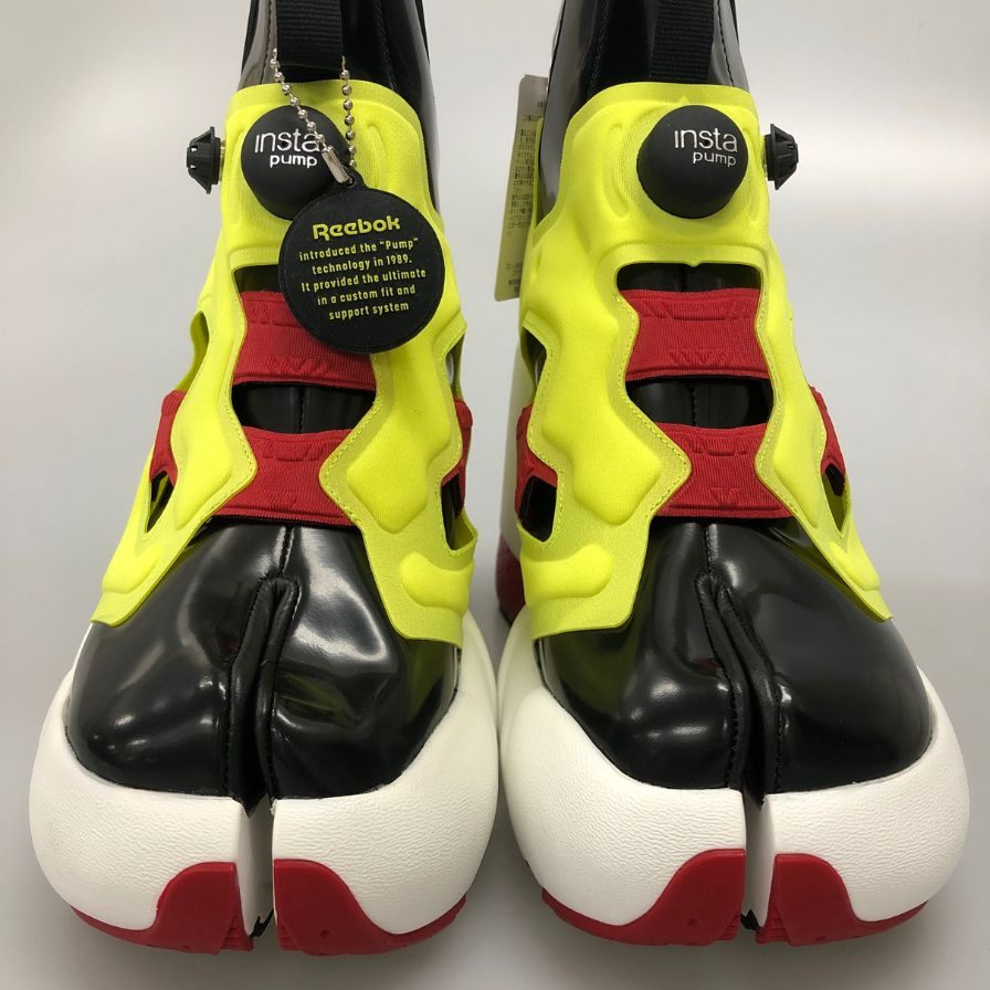 メゾンマルジェラ リーボック スニーカー Tabi Instapump Fury Hi S34WU0023 イエロー系 レディース サイズ36 Maison Margiela Reebok 約22.5cm【AFD5】