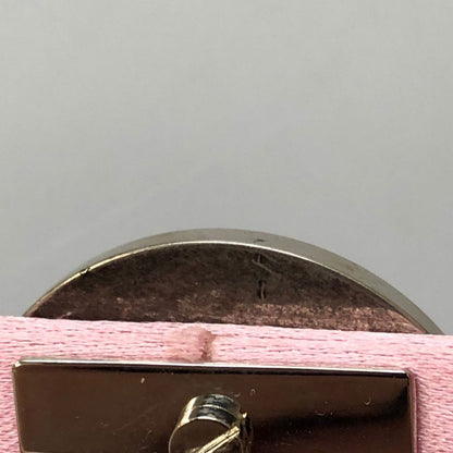 ヴェルサーチ バレッタ ピンク メデューサ シルバー金具 レディース VERSACE