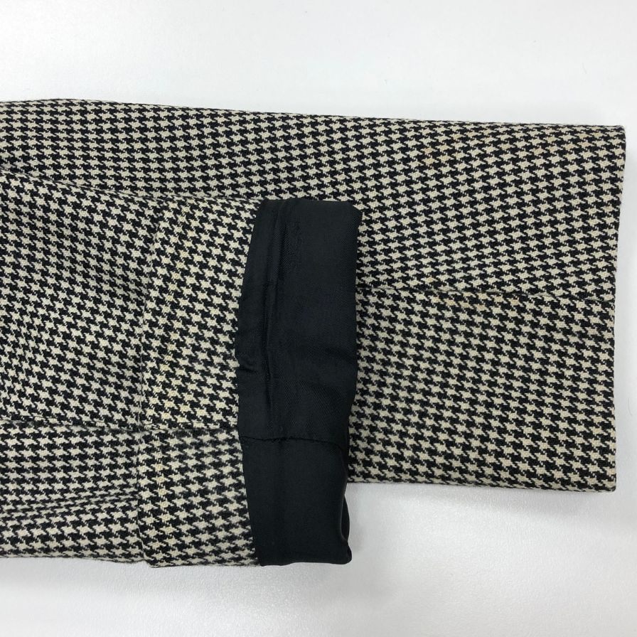 美品◆マッキントッシュ  ダンケルド バルカラーコート ウール レーヨン  バルカラーコート ハウンドトゥース柄 グレー系 サイズ38  mackintosh 【AFB42】