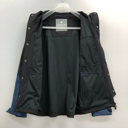 美品◆ラルディーニ×ヨースケアイザワ マウンテンパーカー JTJ18 ナイロン ブラック×ネイビー メンズ サイズXS LARDINI×YOSUKE AIZAWA 【AFA15】