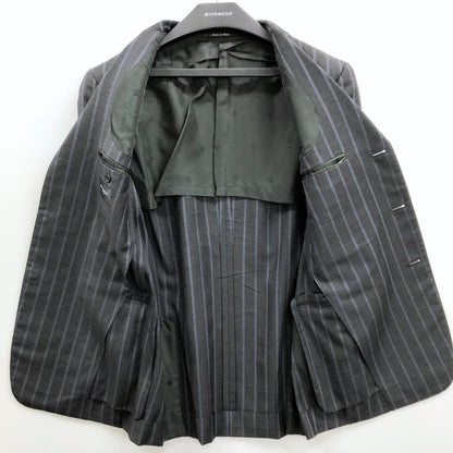 ジバンシー パリ セットアップ スーツ 3B Super150'S ウール100% メンズ サイズ50 グレー GIVENCHY PARIS【AFA3】
