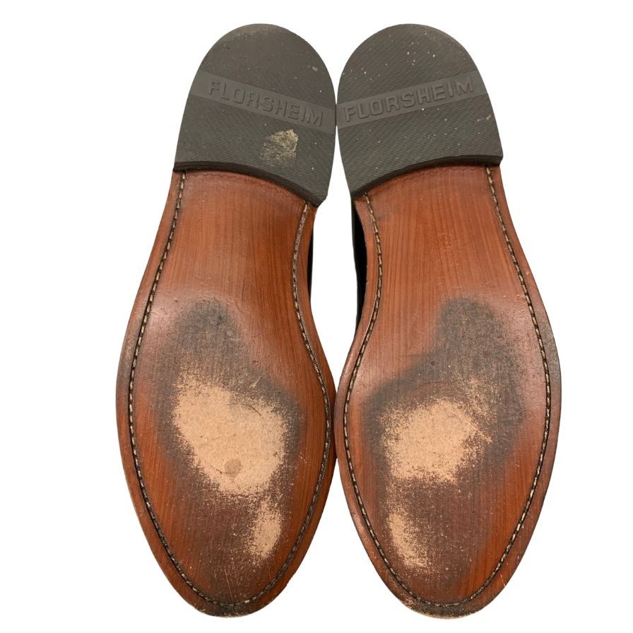 フローシャイム  20577 ユーマ  パテントレザー  ローファー サイズ7 ブラック FLORSHEIM 約25.5cm【AFD15】