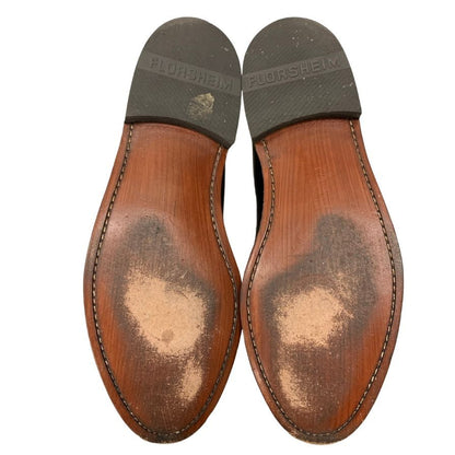 フローシャイム  20577 ユーマ  パテントレザー  ローファー サイズ7 ブラック FLORSHEIM 約25.5cm【AFD15】