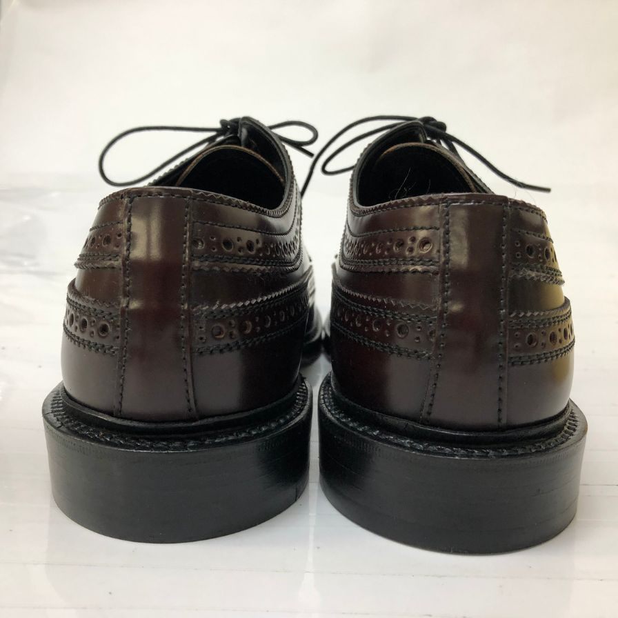 ジョンストン＆マーフィー レザーシューズ ウイングチップ クラウン アリストクラフト メンズ サイズ8 ブラウン JOHNSTON & MURPHY 約26.0cm【AFD2】