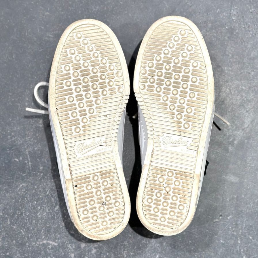 パラブーツ デッキシューズ バース ホワイト サイズ5.5 PARABOOT ビジネスシューズ 約24.0cm【LA】【中古】