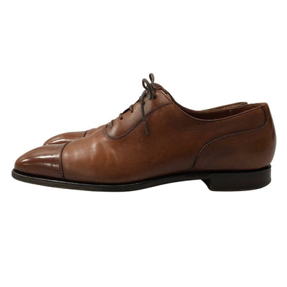クロケット&ジョーンズ レザーシューズ スタンフォード アデレード ストレートチップ ブラウン メンズ サイズUK8D CROCKETT&JONES STAMFORD ビジネスシューズ 約26.5cm【LA】【中古】