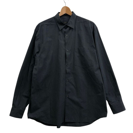 極美品◆コモリ 26AW コモリシャツ ネイビー メンズ サイズ2 E03-02001 COMOLI 【AFB13】