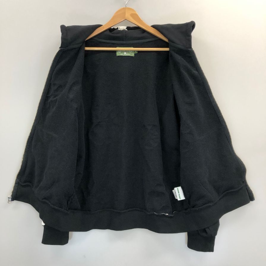 美品◆デニムティアーズ フラワープリント ジップ パーカー メンズ サイズS ブラック DENIM TEARS 【AFB4】