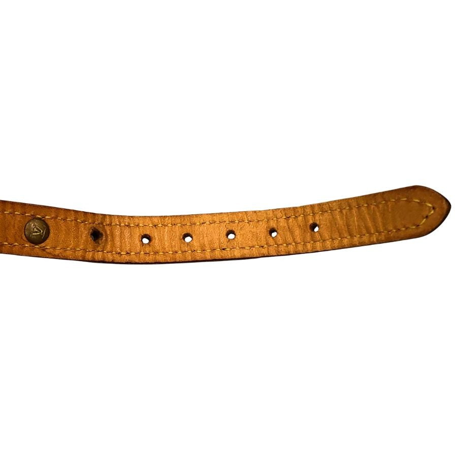 #ルイヴィトン モノグラム 犬用首輪+リード ブラウン 中古品 LOUIS VUITTON - ルイヴィトン LOUIS VUITTON コリエ