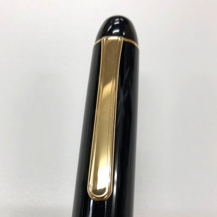 美品✨CENTURY 万年筆　♯3776 14K B 585 ブラック　ゴールド 3776 センチュリー プラチナ 万年筆 ペン先14K 585 ブラック