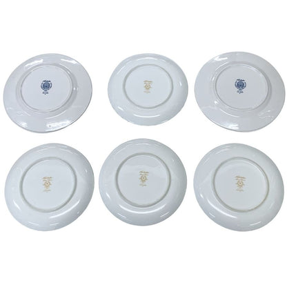 ノリタケ 皿 6枚セット 花柄・フルーツ柄 ホワイト Noritake【AFI28】【中古】