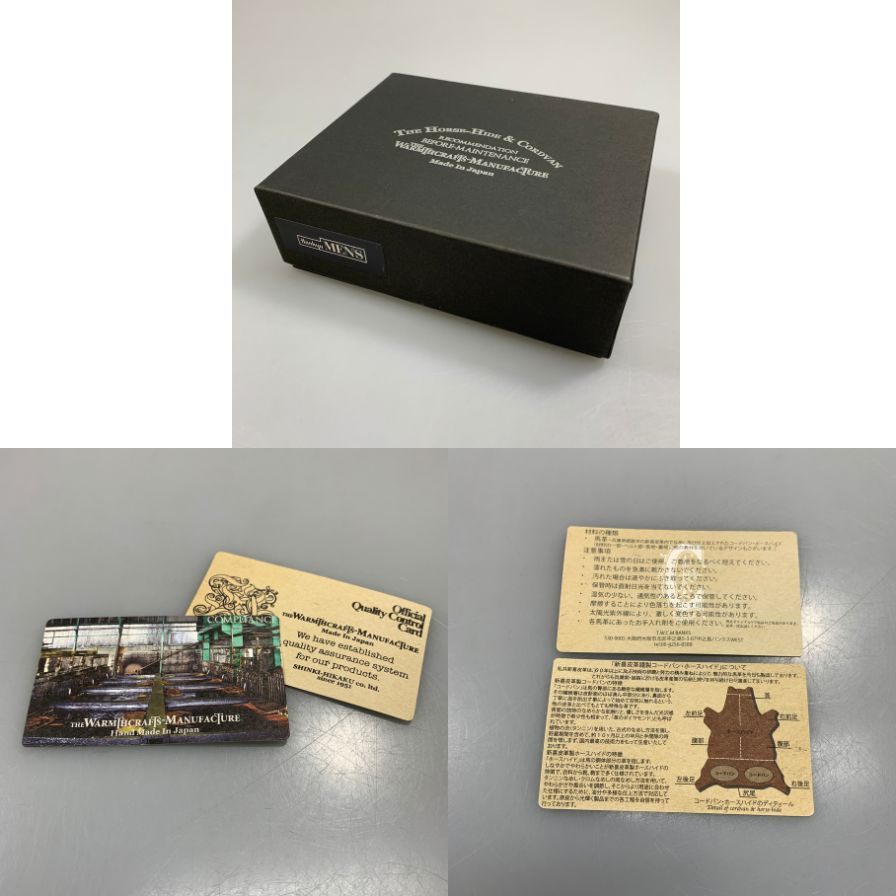 ウォームスクラフツ マニュファクチャー コインケース 小銭入れ コードバン メンズ ブラウン THE WARMTHCRAFTS-MANUFACTURE【AFI4】【中古】